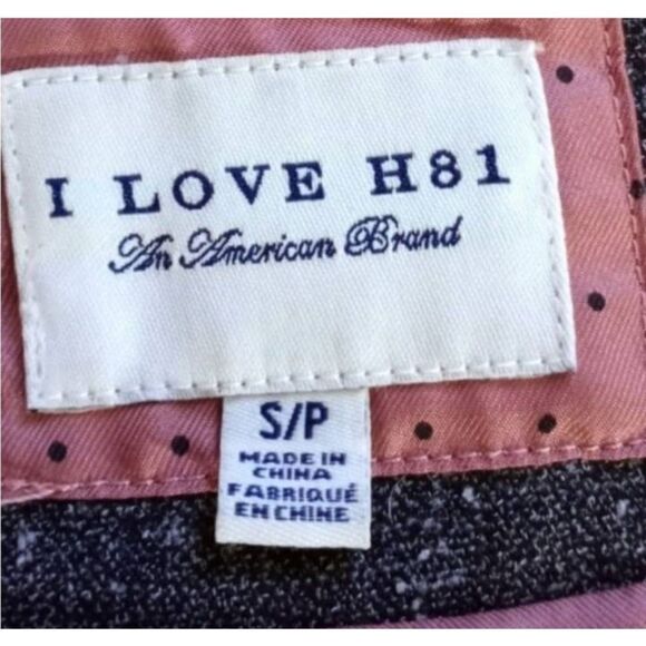 FOREVER 21 I LOVE H81 GRAY BLAZER SZ.S EUC.  GORGEOUS BLAZER IN EXCELLENT USED C - Picture 4 of 6